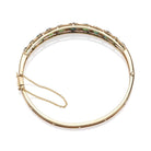 No-Heat Green Sapphire Bangle