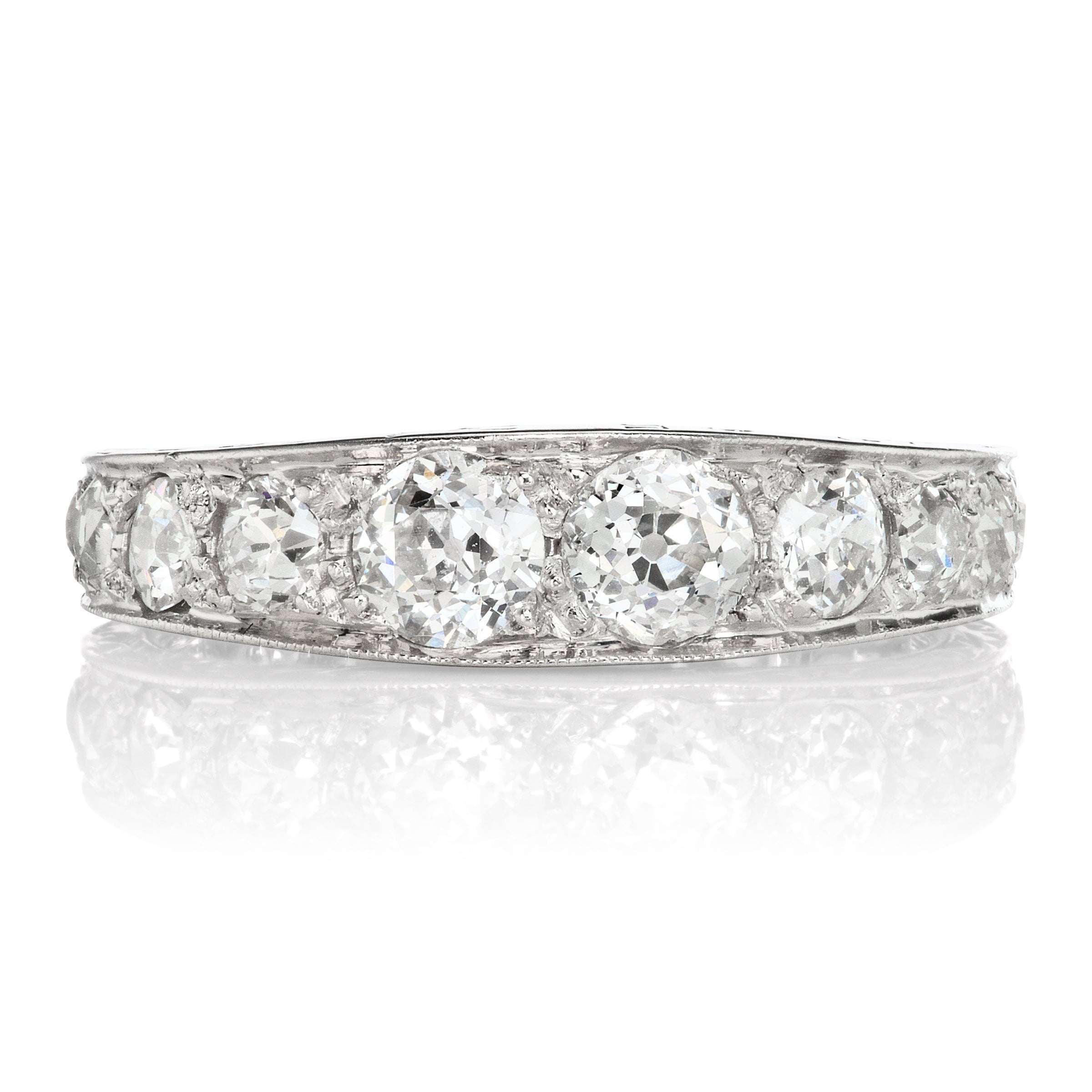 Size 3.5 Diamond Eternity Band - Platinum | Victor Barbone