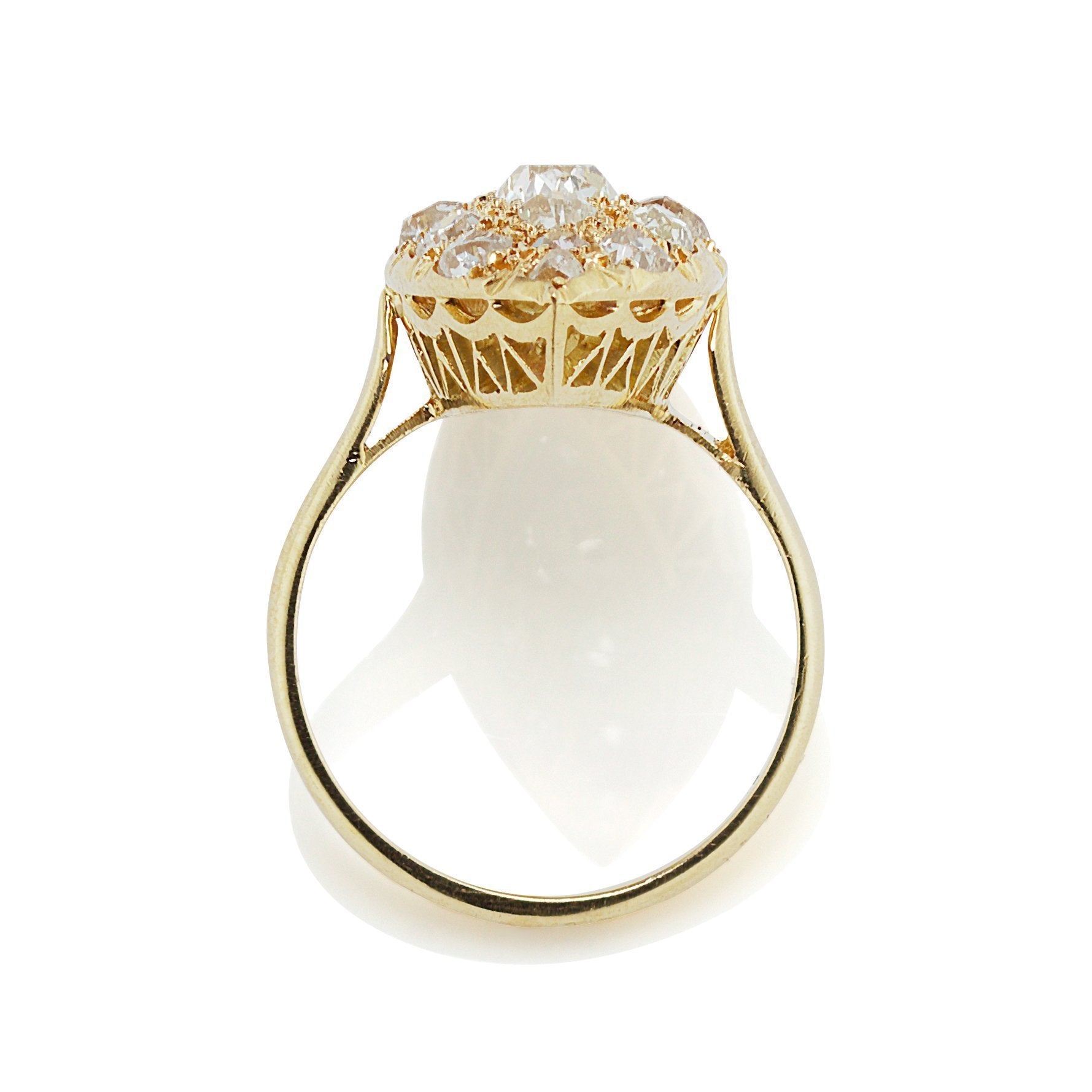 Old Mine Cut Cocktail Ring