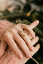 Old Mine Cut Cocktail Ring