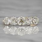 Old Mine Cut Diamond Band