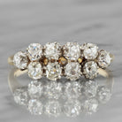 Old Mine Cut Diamond Band