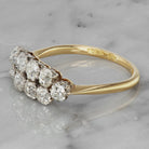 Old Mine Cut Diamond Band