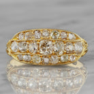 Old Mine Cut Diamond Band