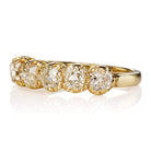 Old Mine Cut Diamond Band