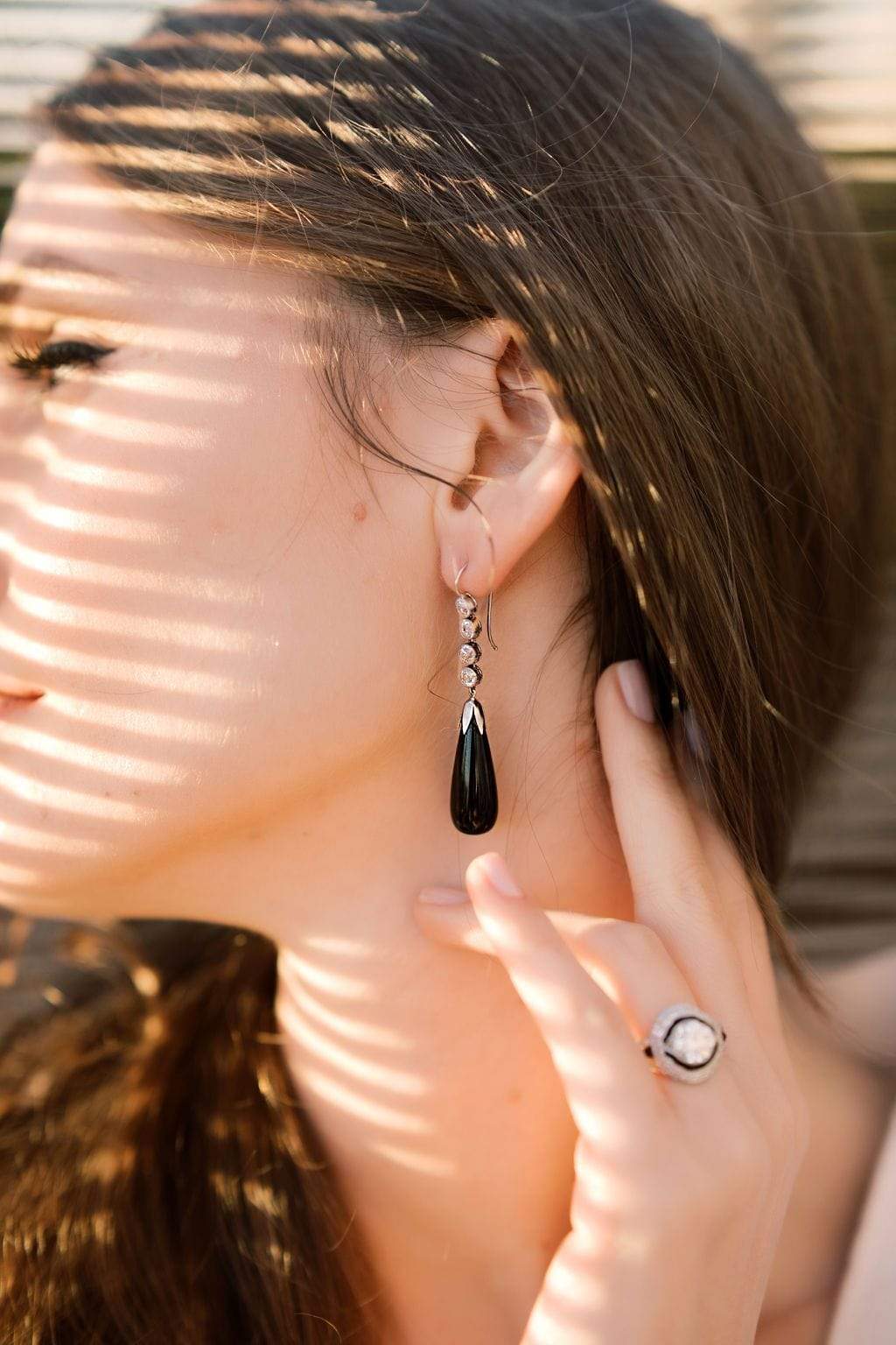 1-2 Carats gemstones  vintage engagement ring