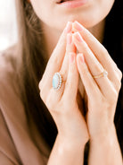 Opal + Diamond Ring