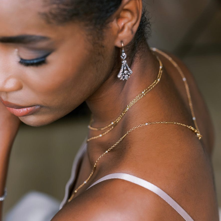 Pearl + Gold Chain Chains