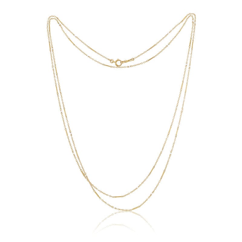 Pearl + Gold Chain Chains