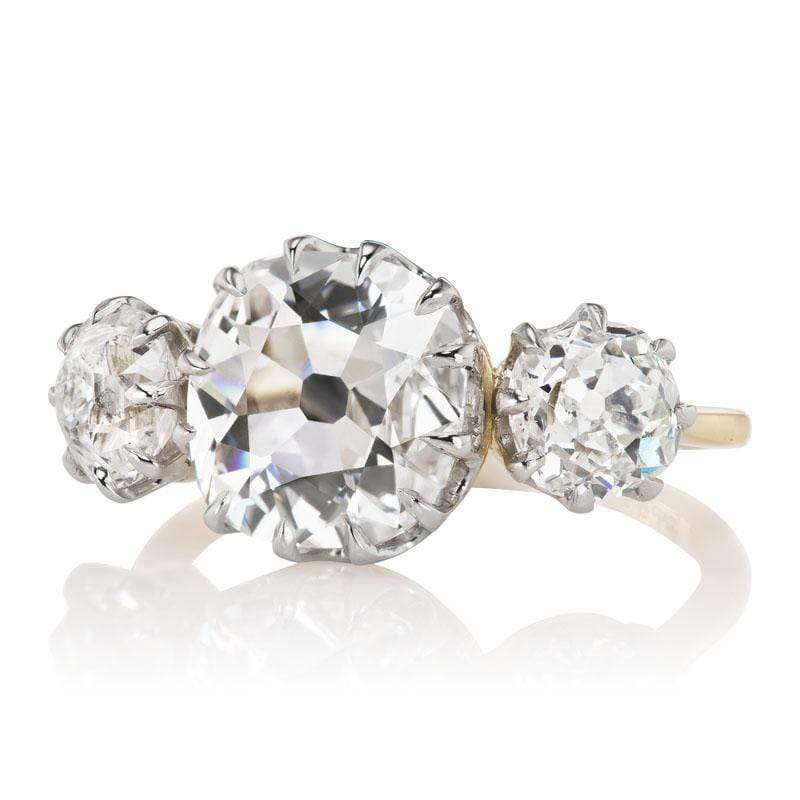 Ring 2.02ct old mine cut diamond