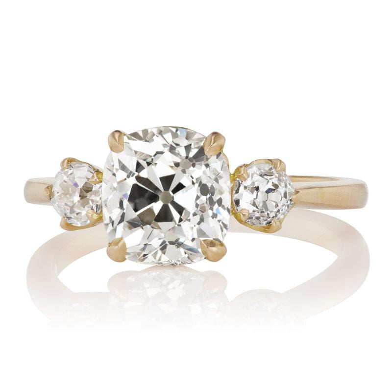 2.16ct Old Mine Cut Diamond diamond engagement ring