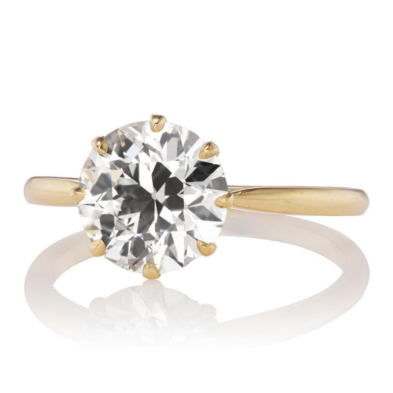 Ring 2.22ct Transitional cut diamond