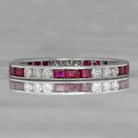 Ruby + Diamond Eternity Band