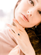 Sapphire + Diamond Ring