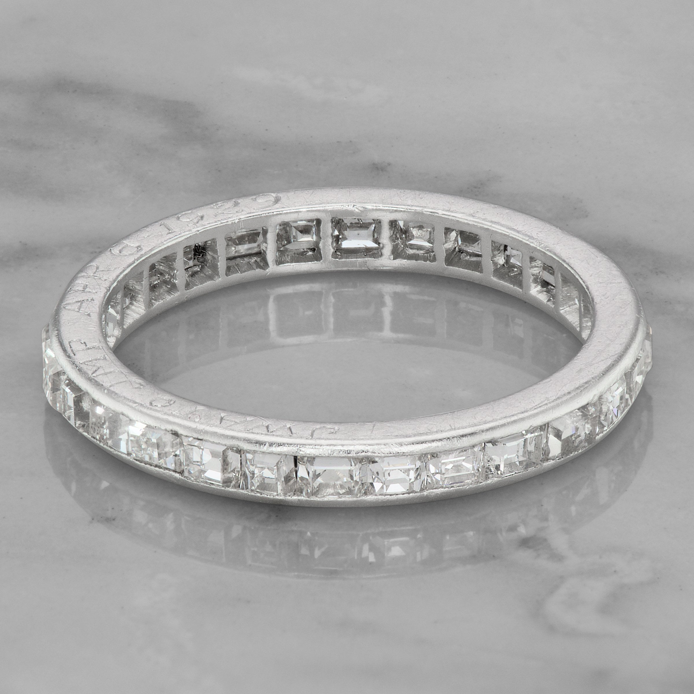 Step Cut Eternity Band