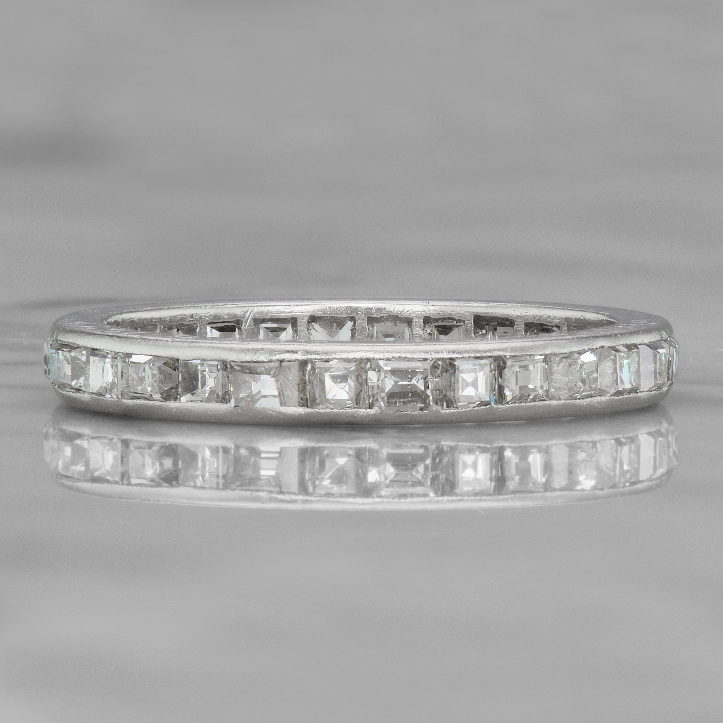 Step Cut Eternity Band