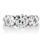Vintage Tiffany & Co Three Stone Diamond Ring 