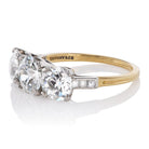 Vintage Tiffany & Co Three Stone Diamond Ring 