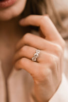 Tiffany & Co. Platinum Three Stone Engagement Ring