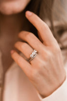 Tiffany & Co. Platinum Three Stone Engagement Ring