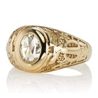 Unique Engraved Tiffany & Co Vintage Engagement Ring