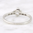 0.44 ct Old European Cut Diamond engagement ring