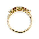 Stackable Ruby & Diamond Engagement Band | Victor Barbone