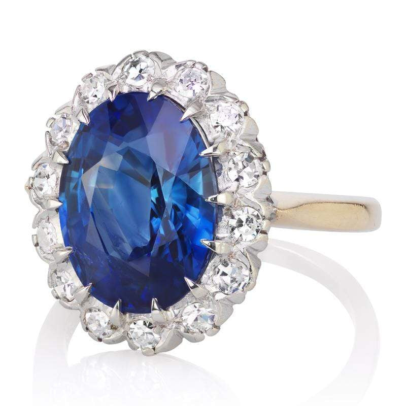 Ceylon Sapphire engagement ring
