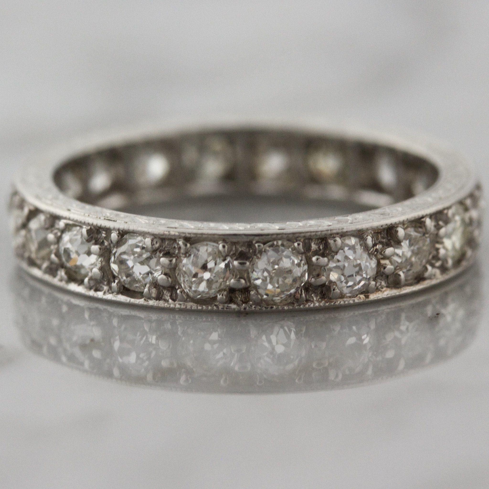 Antique Diamond Eternity Band Circa 1900 | Victor Barbone