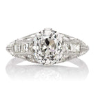 Vintage Art Deco Diamond Filigree Engagement Ring