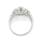 Vintage Art Deco Diamond Filigree Engagement Ring