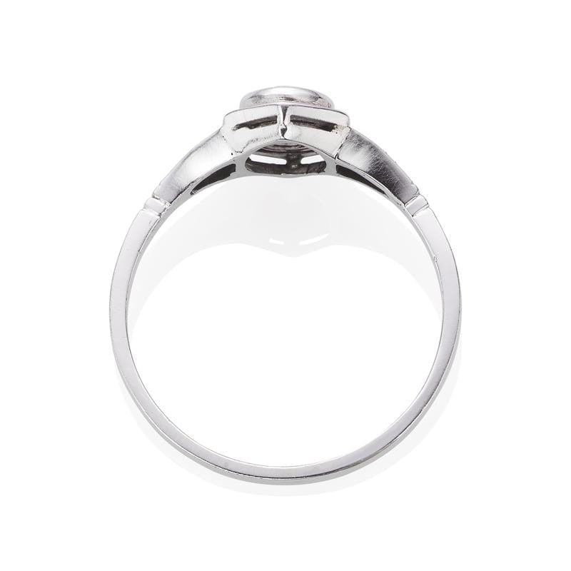 Hexagon Art Deco Engagement Ring Circa 1935 | Victor Barbone
