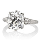 4.05 ct Old Mine Cut Tiffany & Co Diamond Ring