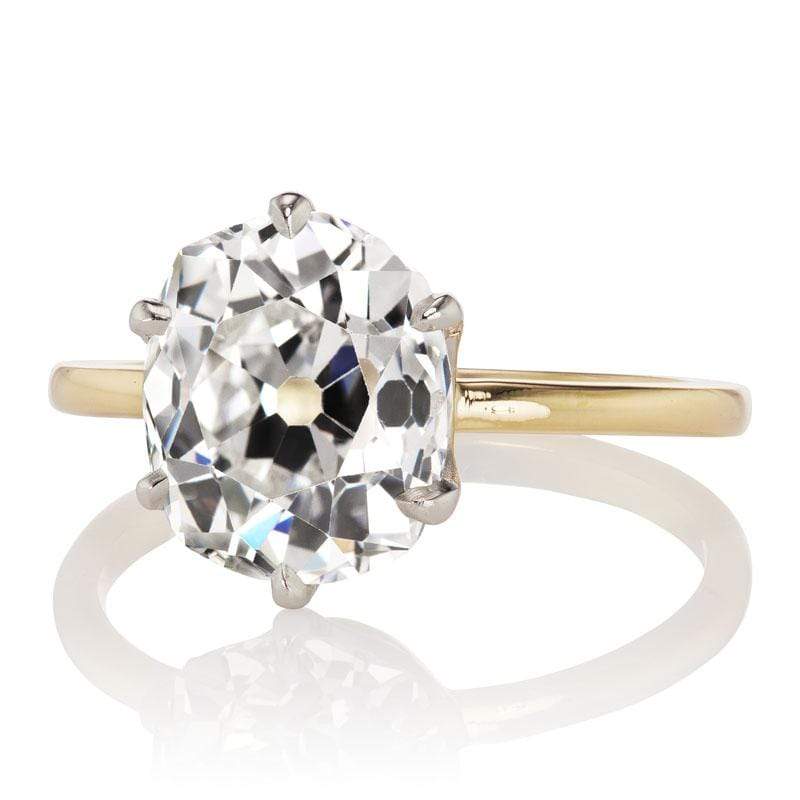 3.68ct old mine cut diamond diamond