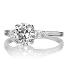 Tiffany & Co Engagement Ring with Bullet Side Stones