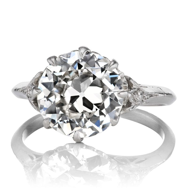 2.63 carat vintage Art Deco engagement ring