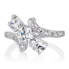 Antique Diamond Bypass Engagement Ring