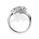 Antique Diamond Bypass Engagement Ring