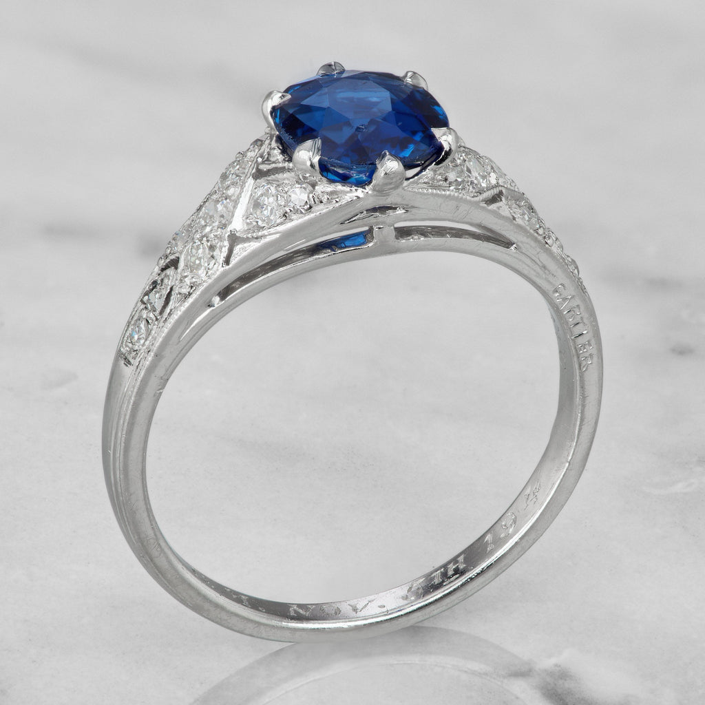 Vintage Cartier Sapphire Ring